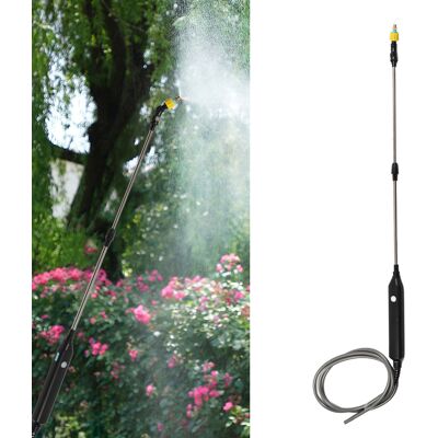 JUTE Elektrische Gartenspritze, Automatische Wasserpumpe, Sprüh- Und Desinfektionsgerät Für Den Garten, Wiederaufladbare Gartenspritze Für Die Autowäsche, Elektrische Gartenspritze + 2-meter-gartenschlauch JUTE Elektrische Gartenspritze, Automatische Wasserpumpe, Sprüh- Und Desinfektionsgerät Für Den Garten, Wiederaufladbare Gartenspritze Für Die Autowäsche, Elektrische Gartenspritze + 2-meter-gartenschlauch