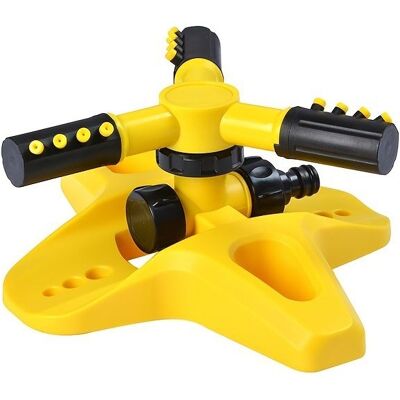 SANS MARQUE 360° Drehbarer, Quadratischer, Gelber Rasensprenger, 2er-set, Koppelbar Für Rasen Und Garten SANS MARQUE 360° Drehbarer, Quadratischer, Gelber Rasensprenger, 2er-set, Koppelbar Für Rasen Und Garten