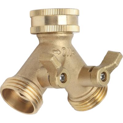 HEAT Schlauchverteiler Mit Guter Abdichtung, Y-förmig, Gartenwasserverteiler Für Die Bewässerung Von Pflanzen Und Die Autowäsche HEAT Schlauchverteiler Mit Guter Abdichtung, Y-förmig, Gartenwasserverteiler Für Die Bewässerung Von Pflanzen Und Die Autowäsche