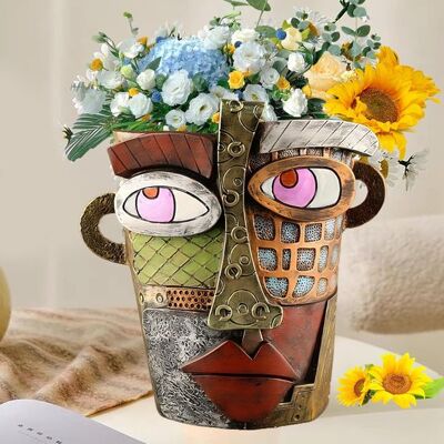 OEM Brutalistische Abstrakte Schönheitsgesicht-pflanzgefäße Blumentopf-ornamente Einzigartige Abstrakte Indoor-blumentöpfe Lustige Für Die Im OEM Brutalistische Abstrakte Schönheitsgesicht-pflanzgefäße Blumentopf-ornamente Einzigartige Abstrakte Indoor-blumentöpfe Lustige Für Die Im