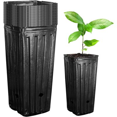 JUTE Tiefe Töpfe Für Baumschulbäume, Behälter Für Setzlinge Und Blühende Pflanzen, Geeignet Für Zimmer- Und Gartenpflanzen, 20 Stück. JUTE Tiefe Töpfe Für Baumschulbäume, Behälter Für Setzlinge Und Blühende Pflanzen, Geeignet Für Zimmer- Und Gartenpflanzen, 20 Stück.