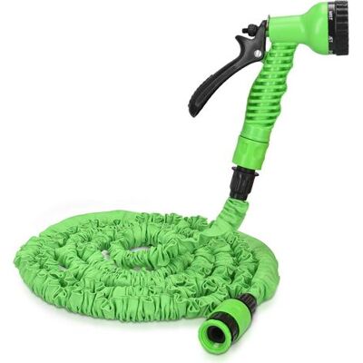 OEM Gartenschlauch – 30 M Langer, Ausziehbarer Gartenschlauch Mit 7 Sprühfunktionen – Flexibler Und Einziehbarer Schlauch Für Gartenarbeit, Rasen, Pflanzen Und Blumen OEM Gartenschlauch – 30 M Langer, Ausziehbarer Gartenschlauch Mit 7 Sprühfunktionen – Flexibler Und Einziehbarer Schlauch Für Gartenarbeit, Rasen, Pflanzen Und Blumen