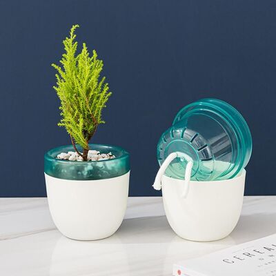 HEAT Selbstbewässernder Autopot-doppelwand-blumentopf, Geeignet Für Innenräume/büro/zuhause/garten HEAT Selbstbewässernder Autopot-doppelwand-blumentopf, Geeignet Für Innenräume/büro/zuhause/garten