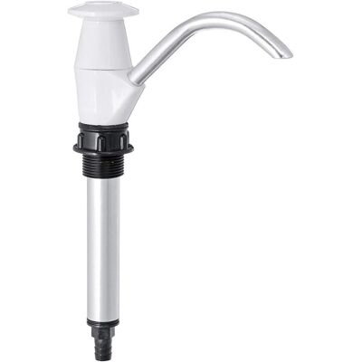 AOUGO Trinkwasserpumpe, Manuelle Wasserpumpe, Manuelles Presswasser, Caravan-waschbecken-wasser-handpumpe, Doppeltwirkende Campinganhänger, Ersatz-pumpwerkzeug Für Camping (weiß) AOUGO Trinkwasserpumpe, Manuelle Wasserpumpe, Manuelles Presswasser, Caravan-waschbecken-wasser-handpumpe, Doppeltwirkende Campinganhänger, Ersatz-pumpwerkzeug Für Camping (weiß)