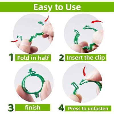 OEM Kunststoff-stützclips – Zur Unterstützung Von Kletterpflanzen, Tomatenpflanzen, Gemüse Und Gartenpflanzen – 200 Stück, Grün OEM Kunststoff-stützclips – Zur Unterstützung Von Kletterpflanzen, Tomatenpflanzen, Gemüse Und Gartenpflanzen – 200 Stück, Grün