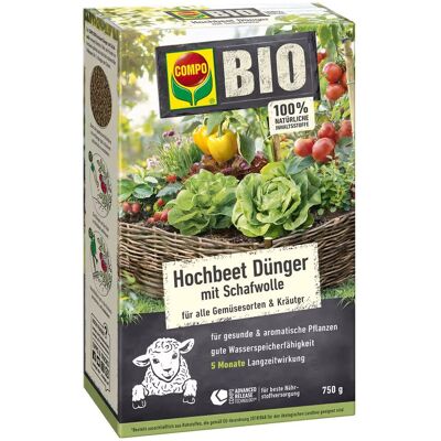 Compo Hochbeet Dünger Mit Schafwolle - 750 G Compo Hochbeet Dünger Mit Schafwolle - 750 G
