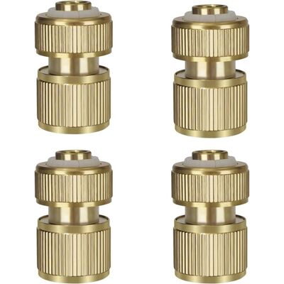 OEM 4-teiliger Messing-schnellverbinder Für Gartenschläuche, 1/2"-dehnbarer Gartenschlauch, Wasserablaufadapter Für Gartenarbeit Und Bewässerung OEM 4-teiliger Messing-schnellverbinder Für Gartenschläuche, 1/2"-dehnbarer Gartenschlauch, Wasserablaufadapter Für Gartenarbeit Und Bewässerung