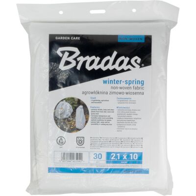 BRADAS Wintervlies Frühbeetvlies 30g 2,1x10m Weiß Gartenvlies Pflanzvlies Kälteschutz Für Pflanzen Gemüse Blumen Aww3021010 BRADAS Wintervlies Frühbeetvlies 30g 2,1x10m Weiß Gartenvlies Pflanzvlies Kälteschutz Für Pflanzen Gemüse Blumen Aww3021010