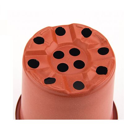 HEAT Verdickter Kunststoff-pflanztopf, 2-farbig, Anzuchttopf, Blumentopf Für Garten Und Balkon, Durchmesser 120 Mm / 4,7 Zoll HEAT Verdickter Kunststoff-pflanztopf, 2-farbig, Anzuchttopf, Blumentopf Für Garten Und Balkon, Durchmesser 120 Mm / 4,7 Zoll