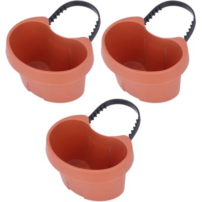 HEAT Blumentopf Mit Verstellbarem Gurt, Kunststoff-ablaufrohr, Pflanzgefäß Für Sukkulenten Und Setzlinge Für Den Balkon HEAT Blumentopf Mit Verstellbarem Gurt, Kunststoff-ablaufrohr, Pflanzgefäß Für Sukkulenten Und Setzlinge Für Den Balkon