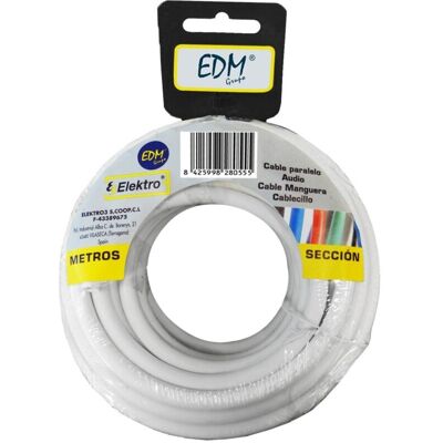 EDM E3/28155 Rundkabel 3x2,5mm Weiß - Kabel EDM E3/28155 Rundkabel 3x2,5mm Weiß - Kabel