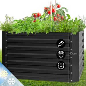 High Grow Straight Hochbeet 100x60x100cm 600l Stahl - Anthrazit - Blumfeldt