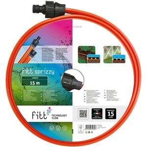 Fitt - sprizzy 15 m - 3-Wege-Sprühschlauch mit Mikrolöchern, ideal für die Sprühberegnung und Imprägnation von schmalen, länglichen Flächen wie