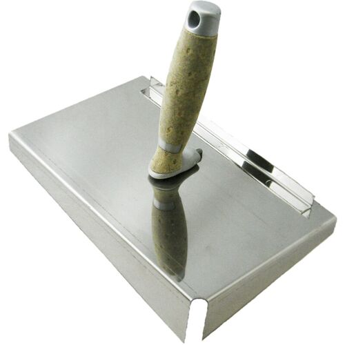 Contoo - Fugblech Edelstahl 245x155mm Edelstahl-Verfugungsblech ledergriff CT04