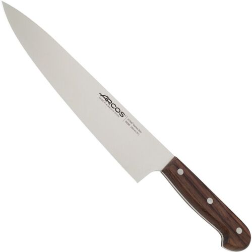 Messer Kochmesser Arcos Palisander 263600 Edelstahl Nitrum und mango Edelstahl Rosenholz mit 25 cm Klinge und Abdeckklinge