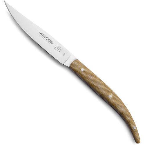 Messer Lenden fixiert Arcos 373728 Edelstahl Nitrum, mango Micarta und Klinge von 11 cm im Karton