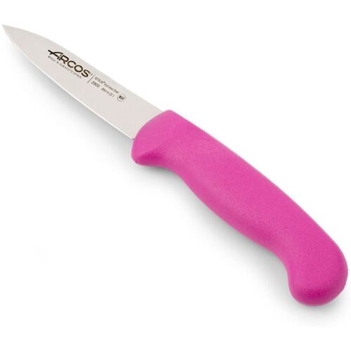Messer Mondador Arcos 2900 - Prof 290031 Edelstahl Nitrum mango ergonomisches Polypropylen fuchsia Farbe und 8 cm Klinge, Vitrine