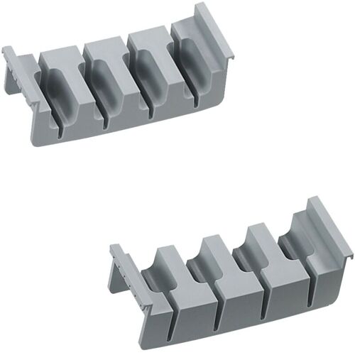 Messereinsatz Cuisio 146x44x53 Messer Schubladeneinsatz Organizer für 4 Messer, Kunststoff grau - Ninka