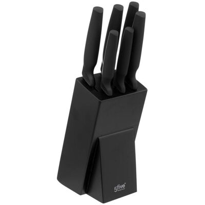 5five Simply Smart - Messerblock Mit Messern, 6-teiliges Set 5five Simply Smart - Messerblock Mit Messern, 6-teiliges Set