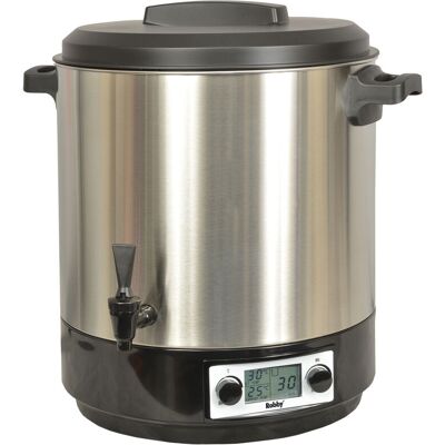 Lcd-sterilisator Mit Wasserhahn Und Timer 31l 2000w Edelstahl - Robby - Steri Pro Inox Xl Lcd Lcd-sterilisator Mit Wasserhahn Und Timer 31l 2000w Edelstahl - Robby - Steri Pro Inox Xl Lcd