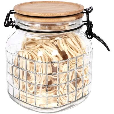 Excellent Houseware - Deko-glas Mit Dichtem Deckel, 1100 Ml Excellent Houseware - Deko-glas Mit Dichtem Deckel, 1100 Ml