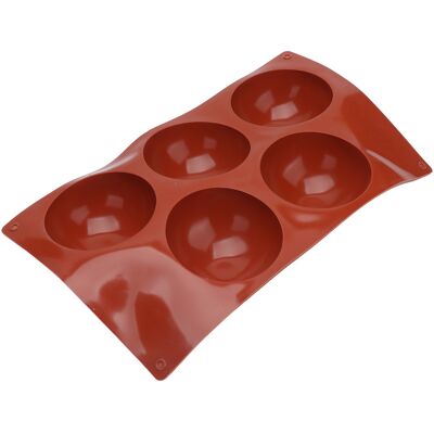 HEAT Halbkugelförmige Silikon-3d-form, Schokoladenform Für Schokoladengebäck, Kuchen, Fudge, Backwaren, Runde Donuts HEAT Halbkugelförmige Silikon-3d-form, Schokoladenform Für Schokoladengebäck, Kuchen, Fudge, Backwaren, Runde Donuts