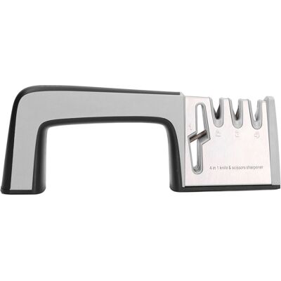 HEAT Messerschärfer Mit 4 Köpfen, Schnelle, Sichere Und Komfortable Anwendung, Rutschfest, Küchenhelfer Für Messer Und Scheren HEAT Messerschärfer Mit 4 Köpfen, Schnelle, Sichere Und Komfortable Anwendung, Rutschfest, Küchenhelfer Für Messer Und Scheren