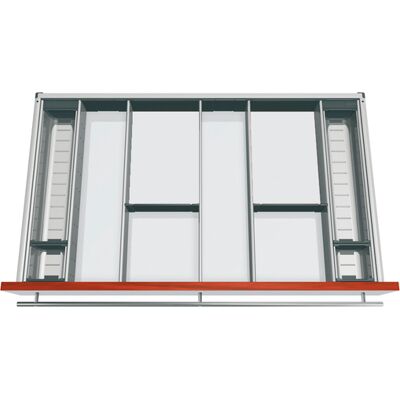 Blum - Orga-besteckeinsatz Facheinteilungs-set Kb 900mm, Nl 550mm, Grau Blum - Orga-besteckeinsatz Facheinteilungs-set Kb 900mm, Nl 550mm, Grau