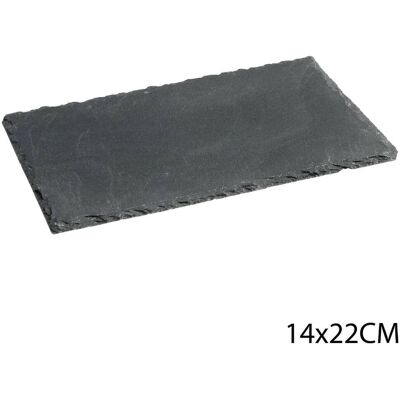 SECRET DE GOURMET Servierplatte 14 X 22 Cm Schwarz Aus Naturschiefer SECRET DE GOURMET Servierplatte 14 X 22 Cm Schwarz Aus Naturschiefer