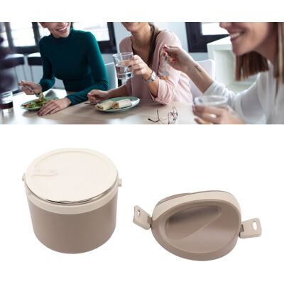 JUTE Isolierte Edelstahl-lunchbox, Luftdichter Lebensmittelbehälter, Tragbare Lunchbox, Bento-box, Geschenk, Braun JUTE Isolierte Edelstahl-lunchbox, Luftdichter Lebensmittelbehälter, Tragbare Lunchbox, Bento-box, Geschenk, Braun