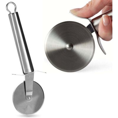 Excellent Houseware - Stainless Steel Round Pizza Cutter - Indispensable Tool For Pizza Lovers Excellent Houseware - Stainless Steel Round Pizza Cutter - Indispensable Tool For Pizza Lovers
