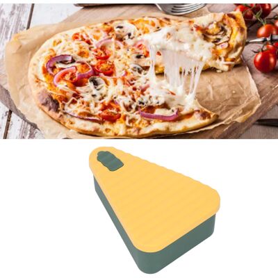 JUTE Luftdichte, Lebensmittelechte Silikon-lunchbox/aufbewahrungsbox/pizzabox/bentobox (gelbgrün) JUTE Luftdichte, Lebensmittelechte Silikon-lunchbox/aufbewahrungsbox/pizzabox/bentobox (gelbgrün)