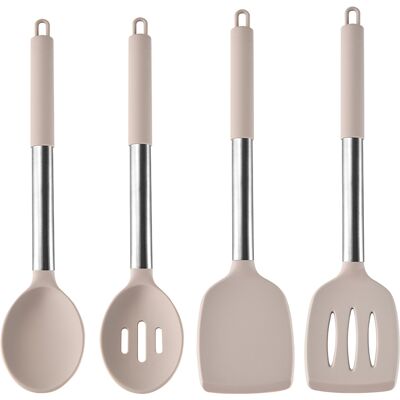 OEM Küchenhelfer-set Aus Silikon, 2/4/6/8-teilig, Edelstahllöffel, Spaghetti-hebel, Umweltfreundliches Haushaltswerkzeug OEM Küchenhelfer-set Aus Silikon, 2/4/6/8-teilig, Edelstahllöffel, Spaghetti-hebel, Umweltfreundliches Haushaltswerkzeug