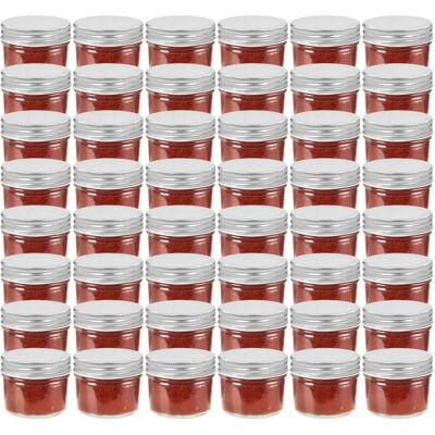 Marmeladengläser Mit Silbernen Deckeln 48 Stk. 110 Ml Vidaxl Marmeladengläser Mit Silbernen Deckeln 48 Stk. 110 Ml Vidaxl