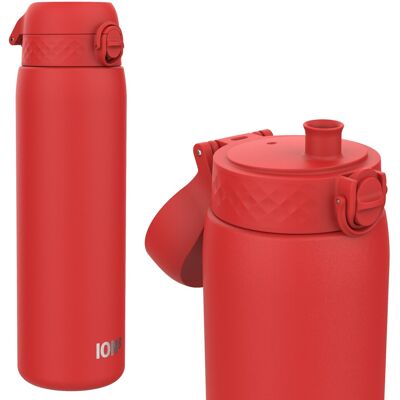 Ion8 1L Wasserflasche - Auslaufsicher, Edelstahl, Rot Ion8 1L Wasserflasche - Auslaufsicher, Edelstahl, Rot