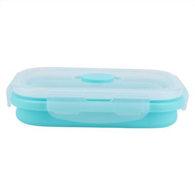 HEAT 350 Ml Grüne, Faltbare Silikon-lunchbox, Mikrowellengeeigneter, Tragbarer Lebensmittelbehälter, Wiederverwendbare Lunchbox Für Unterwegs, Kompaktes Faltmaß. HEAT 350 Ml Grüne, Faltbare Silikon-lunchbox, Mikrowellengeeigneter, Tragbarer Lebensmittelbehälter, Wiederverwendbare Lunchbox Für Unterwegs, Kompaktes Faltmaß.