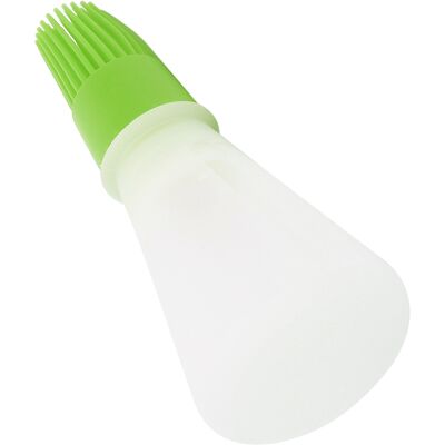 HEAT Silikonpinsel Mit Messflasche, Hitzebeständig, Ölfreier Kochpinsel Für Die Küche, Grün, 2er-set, Ideal Zum Backen Und Grillen HEAT Silikonpinsel Mit Messflasche, Hitzebeständig, Ölfreier Kochpinsel Für Die Küche, Grün, 2er-set, Ideal Zum Backen Und Grillen