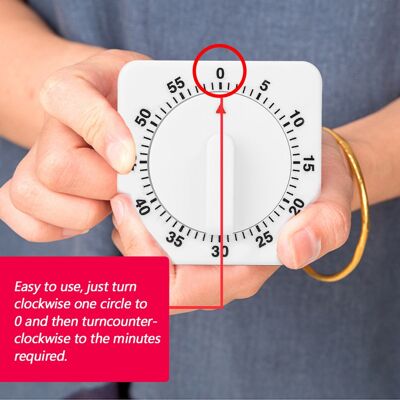 HEAT Tragbarer Mechanischer Timer Mit 60 Minuten Laufzeit Zum Kochen, Backen Und Zubereiten Von Speisen Ein Küchenhelfer Mit Countdown-timer. HEAT Tragbarer Mechanischer Timer Mit 60 Minuten Laufzeit Zum Kochen, Backen Und Zubereiten Von Speisen Ein Küchenhelfer Mit Countdown-timer.