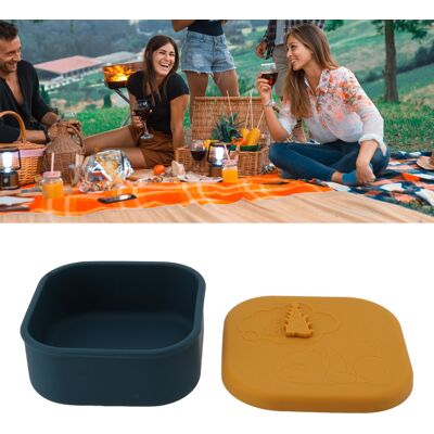 JUTE Tragbarer Silikon-vorratsbehälter Für Den Kühlschrank, Lebensmittelbehälter, Picknick-lunchbox, Aufbewahrungsschüssel, Luftdichter Und Geruchsdichter Kühlschrankbehälter, Gelb JUTE Tragbarer Silikon-vorratsbehälter Für Den Kühlschrank, Lebensmittelbehälter, Picknick-lunchbox, Aufbewahrungsschüssel, Luftdichter Und Geruchsdichter Kühlschrankbehälter, Gelb