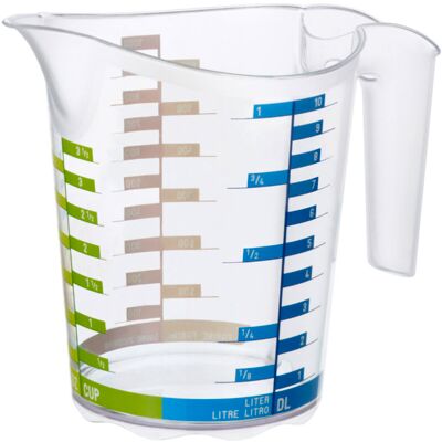 Messbecher Domino 1 L Küchenutensilien - Rotho Messbecher Domino 1 L Küchenutensilien - Rotho