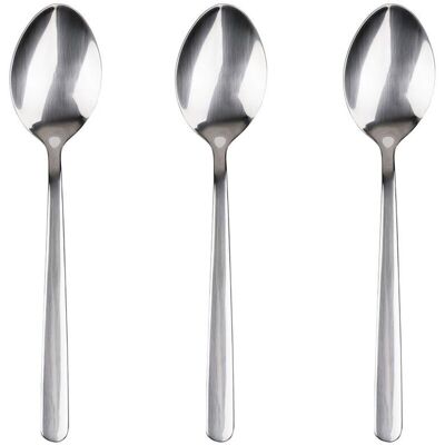3-teiliges Set. Löffel Aus Recyceltem, Glänzendem Edelstahl Terre Sg7777 San Ignacio 3-teiliges Set. Löffel Aus Recyceltem, Glänzendem Edelstahl Terre Sg7777 San Ignacio