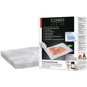 Caso Design - Profi-Folienbeutel 20 x 30 cm 50 Stück für Vakuumiersysteme und Sous Vide