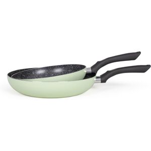 MM_UNVERIFIED_BRAND Set Mit 2 Antihaftbeschichteten Bratpfannen 24/28 Cm, Grün - Livoo - Men124ve MM_UNVERIFIED_BRAND Set Mit 2 Antihaftbeschichteten Bratpfannen 24/28 Cm, Grün - Livoo - Men124ve