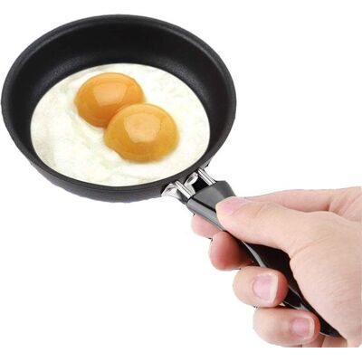 OEM Mini-bratpfanne, 12 Cm, Eisen, Antihaftbeschichtung, Mit Griff, Perfekt Zum Braten Kleiner Runder Eier. OEM Mini-bratpfanne, 12 Cm, Eisen, Antihaftbeschichtung, Mit Griff, Perfekt Zum Braten Kleiner Runder Eier.