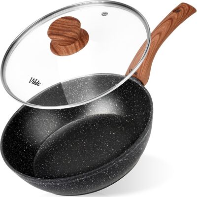 OEM Granit-bratpfanne Mit Glasdeckel, Granitica-holz, 24 Cm, 2,2 L OEM Granit-bratpfanne Mit Glasdeckel, Granitica-holz, 24 Cm, 2,2 L