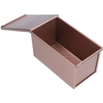 HEAT Backform Aus Kohlenstoffstahl, Antihaftbeschichtung, Einfaches Entformen Von Brot Und Toast, Mit Deckel, Ideal Zum Backen. HEAT Backform Aus Kohlenstoffstahl, Antihaftbeschichtung, Einfaches Entformen Von Brot Und Toast, Mit Deckel, Ideal Zum Backen.