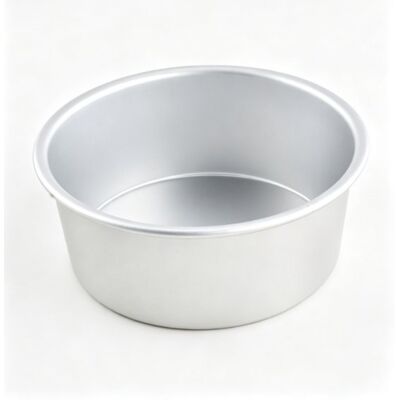 OEM Runde, Eloxierte Aluminium-backform, 10 Cm, Silber OEM Runde, Eloxierte Aluminium-backform, 10 Cm, Silber