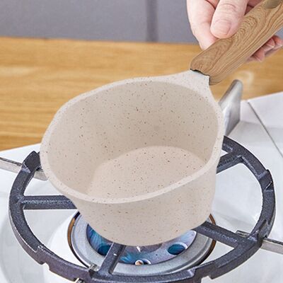 JUTE Weißer, Antihaftbeschichteter Topf / Milchkrug / Bratpfanne / Topf Für Heißes Öl / Schüssel Zum Ausgießen Von Babynahrungsöl JUTE Weißer, Antihaftbeschichteter Topf / Milchkrug / Bratpfanne / Topf Für Heißes Öl / Schüssel Zum Ausgießen Von Babynahrungsöl