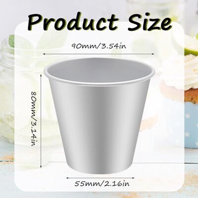 OEM 6-teiliges Puddingform-set Karamellpuddingform Aluminium-backform Muffinform Cupcake-form Antihaft-souffl Form Geeignet Für Muffins Cupcakes Usw 9 OEM 6-teiliges Puddingform-set Karamellpuddingform Aluminium-backform Muffinform Cupcake-form Antihaft-souffl Form Geeignet Für Muffins Cupcakes Usw 9