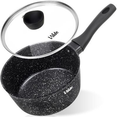OEM Granit-kochtopf Mit Glasdeckel, Granitica, 16 Cm, 1,1 L OEM Granit-kochtopf Mit Glasdeckel, Granitica, 16 Cm, 1,1 L